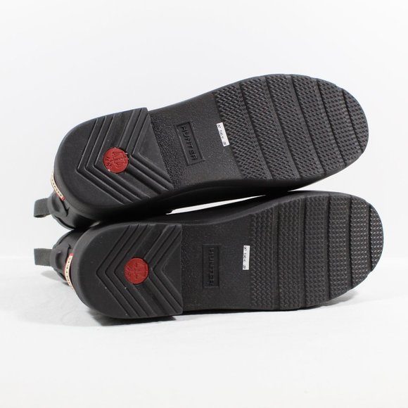 Hunter Women's Refined Chelsea Rain Boots - Black 9M - Picture 5 of 6